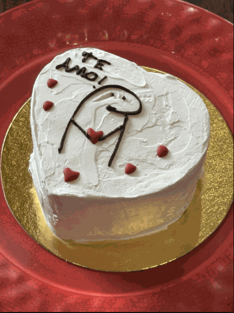 Bentô Cake de Coração